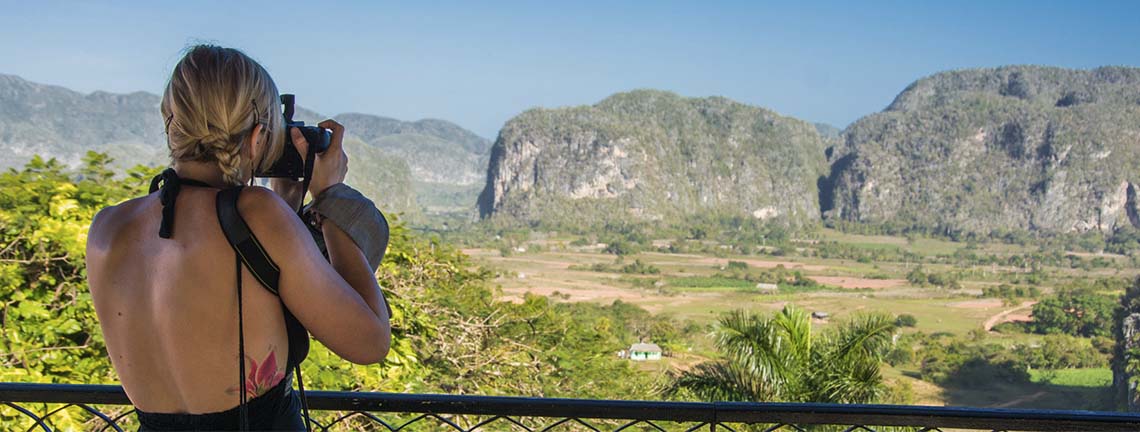 Photographie dans la meilleure vue de la vallée de Viñales, Pinar del Río